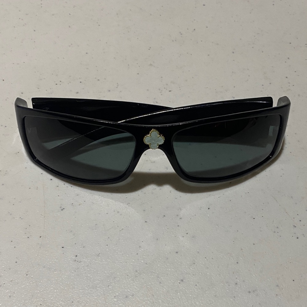 Van Cleef & Arpels Black Sunglasses